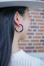Load image into Gallery viewer, Camy Hoops - Jeweled Twilight