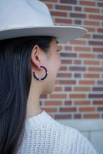 Load image into Gallery viewer, Camy Hoops - Jeweled Twilight