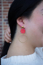 Load image into Gallery viewer, Sadie Earrings - Ruby Red