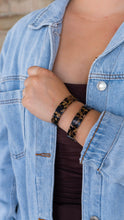 Load image into Gallery viewer, Brynn Bracelet - Black & Bronze - Small