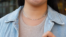 Load image into Gallery viewer, Luxe Silver Delicate Paper Clip Chain - 18"