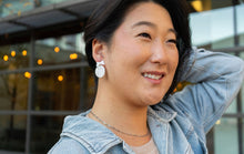 Load image into Gallery viewer, Bow Volleyball Earrings