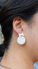 Load image into Gallery viewer, Bow Volleyball Earrings
