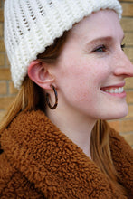 Load image into Gallery viewer, Camy Hoops - Coffee Shimmer