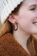 Load image into Gallery viewer, Camy Hoops - Coffee Shimmer