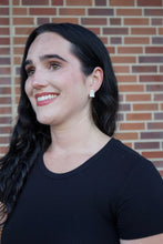 Load image into Gallery viewer, Mini Ghost Studs - White Shimmer