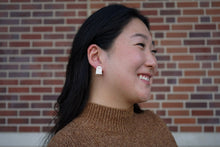 Load image into Gallery viewer, Ghost Studs - Light Pink Shimmer