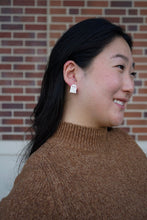 Load image into Gallery viewer, Ghost Studs - Light Pink Shimmer