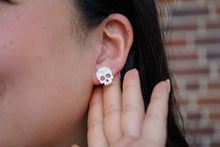 Load image into Gallery viewer, Skeleton Studs - White Shimmer
