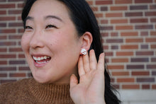 Load image into Gallery viewer, Skeleton Studs - White Shimmer