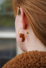 Load image into Gallery viewer, Magnolia Hoops - Amber