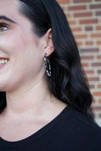 Load image into Gallery viewer, Cameron Hoops - Snow Tortoise