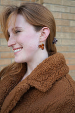 Load image into Gallery viewer, Magnolia Hoops - Amber