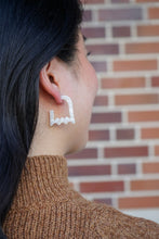 Load image into Gallery viewer, Ghost Hoops - Cream