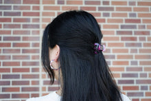 Load image into Gallery viewer, Claire Hair Claw Trio - Blue Tortoise, Snow Tortoise, and Fuchsia Tortoise
