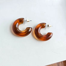 Load image into Gallery viewer, Chloe Hoops - Amber