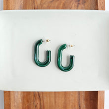 Load image into Gallery viewer, Joanna Hoops - Forest Green
