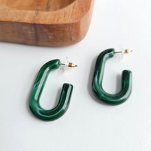 Load image into Gallery viewer, Joanna Hoops - Forest Green
