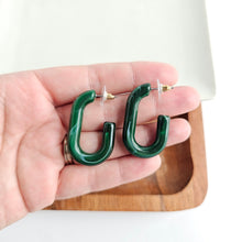 Load image into Gallery viewer, Joanna Hoops - Forest Green