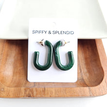 Load image into Gallery viewer, Joanna Hoops - Forest Green
