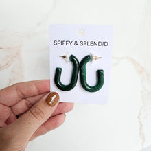 Load image into Gallery viewer, Joanna Hoops - Forest Green