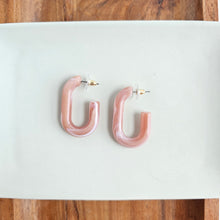 Load image into Gallery viewer, Joanna Hoops - Vintage Rose
