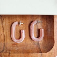 Load image into Gallery viewer, Joanna Hoops - Vintage Rose