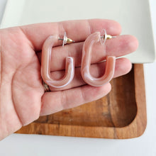 Load image into Gallery viewer, Joanna Hoops - Vintage Rose