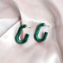 Load image into Gallery viewer, Joanna Hoops - Forest Green
