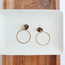 Load image into Gallery viewer, Amelia Earrings - Tortoise