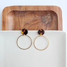 Load image into Gallery viewer, Amelia Earrings - Tortoise