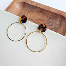 Load image into Gallery viewer, Amelia Earrings - Tortoise
