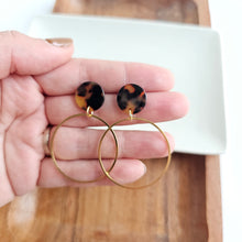 Load image into Gallery viewer, Amelia Earrings - Tortoise