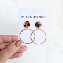 Load image into Gallery viewer, Amelia Earrings - Tortoise