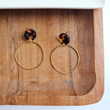 Load image into Gallery viewer, Amelia Earrings - Tortoise