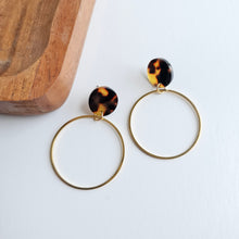 Load image into Gallery viewer, Amelia Earrings - Tortoise