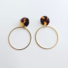 Load image into Gallery viewer, Amelia Earrings - Tortoise