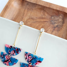 Load image into Gallery viewer, Everly Earrings - Magenta Teal