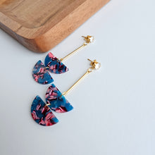 Load image into Gallery viewer, Everly Earrings - Magenta Teal