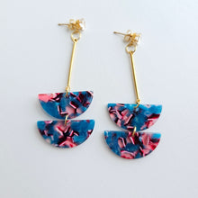 Load image into Gallery viewer, Everly Earrings - Magenta Teal