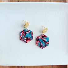 Load image into Gallery viewer, Roxy Earrings - Magenta Teal