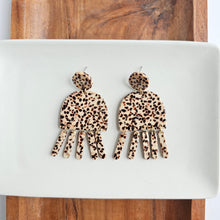 Load image into Gallery viewer, Willow Earrings - Brown Dot