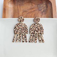 Load image into Gallery viewer, Willow Earrings - Brown Dot