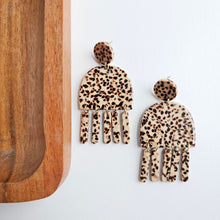 Load image into Gallery viewer, Willow Earrings - Brown Dot