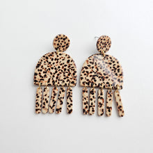 Load image into Gallery viewer, Willow Earrings - Brown Dot