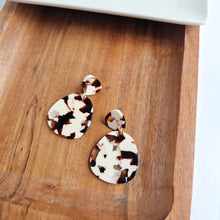 Load image into Gallery viewer, Penelope Earrings - Cowhide