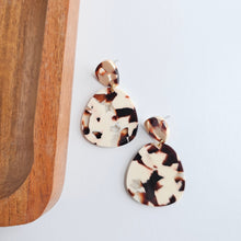 Load image into Gallery viewer, Penelope Earrings - Cowhide