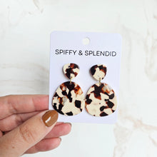 Load image into Gallery viewer, Penelope Earrings - Cowhide