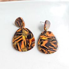 Load image into Gallery viewer, Penelope Earrings - Orange Sepia