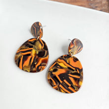 Load image into Gallery viewer, Penelope Earrings - Orange Sepia
